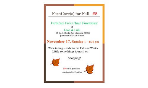 2019  FernCare Free Clinic Fundraiser at Leon & Lulu